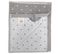 Drap De Bain En Coton 100x150 Cm Collection Efficient Dots Gris Lunar