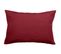 Taie D'oreiller 50x70 Cm Percale De Coton Manoir Rouge Carmin