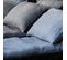 Housse De Coussin 40x60 Cm Collection Syracuse Tissu Oléfine Gris Chevreuil