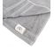 Drap De Bain 100x150 Cm Efficience Pure Gris Lunar