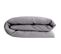 Housse De Couette 140x200 Cm Pur Coton Collection Palace Gris Acier