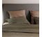 Housse De Couette 140x200 Cm Pur Coton Collection Palace Vert Lichen