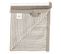 Drap De Douche 70x140 Cm Coton Collection Efficience Stripes Marron Roble