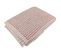 Drap De Bain 100x150 Cm Pur Coton Motifs Quadrillés Collection Glow Marron