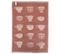 Lot De 2 Torchons De Cuisine Pur Coton 50x70 Cm Delicara Rouge Brique