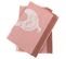 Lot De 2 Torchons De Cuisine Pur Coton 50x70 Cm Grilluxe Rose