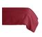 Taie De Traversin 43x190 Cm Percale De Coton Manoir Rouge Carmin