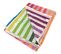 Drap De Plage 100x180 Cm Pur Coton Collection Cirella Multicolore