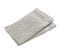 Lot De 2 Serviettes Invité Coton 550g/m2 30x50cm Collection Naïa Gris Craie