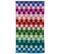 Drap De Plage 100x180 Cm En Velours Collection Panarea Multicolore