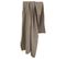 Drap De Plage 100x180 Cm Nid D'abeille Collection Noto Marron Roble