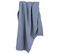 Drap De Plage 100x180 Cm Nid D'abeille Collection Noto Bleu Pacific