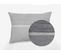 Housse De Coussin Zagora Pur Coton 250 G/m² 50x70 Cm Noir Granit