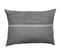 Housse De Coussin Zagora Pur Coton 250 G/m² 50x70 Cm Noir Granit