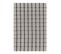 Tapis Moderne Lavable En Machine Plat Pour Cuisine Dumfries Blanc 50x80