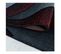 Tapis Effet Courbe Moderne Pour Salon Chouette Rouge 240x340