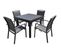 Salon De Jardin Moderne 4 Personnes Modulo Full Aluminium