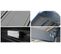 Store Banne Coffre Protect 2 Smart Gris 5x3,5m Motorisé + Capteur Vent - Toile Grise Rayée