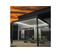 Pergola Bioclimatique Cocoon Îlot Mixte Gris Anthracite / Blanc 4,00x3,538m Verin + LED