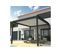 Pergola Bioclimatique Cocoon Îlot Mixte Gris Anthracite / Blanc 4,00x4,588m Verin + LED