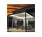 Pergola Bioclimatique Cocoon Perp Horaire Mixte Gris Anthracite / Blanc 4,051x3,00m Verin + LED