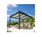 Pergola Isotoit® Modern Îlot Gris Anthracite 3,78x3,00m