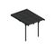 Pergola Solaire Power Gris Anthracite 3,442x3,494m 2400w