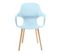 Fauteuil Avec Accoudoirs Italia Bleu Gasoline