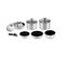 Batterie De Cuisine Inox Amovible 10 PCs Tfi Flex10 Ix