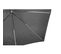 Parasol LED Déporté Carré 3x3m Gris Solenzara Neon