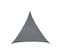 Voile D'ombrage Triangulaire Curacao - 3 X 3 X 3 M - Gris