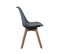 Chaise Scandinave Avec Cousin - H. 83 Cm - Gris