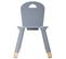 Chaise Enfant Douceur - Gris