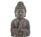 Statuette De Bouddha - H. 49 Cm - Effet Bois