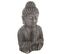 Statuette De Bouddha - H. 49 Cm - Effet Bois