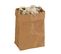 Sac De Conservation Pour Aliments - 16 X H. 27 Cm - Marron