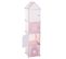 Meuble De Rangement Enfant Colonne - 34 X H. 140 Cm - Rose