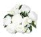 Bouquet Artificiel De 13 Pivoines - H. 50 Cm - Blanc