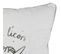 Coussin Licorne - 40 X 40 Cm - Argent