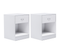 Lot De 2 Tables De Chevet Olga Bois Blanc