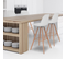 Lot De 4 Tabourets De Bar Sara Blanc