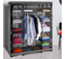 Armoire De Rangement Penderie Pliable Vêtements En Tissu New-york Dressing XXL