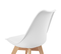 Lot De 6 Chaises Scandinaves Sara Mix Color Blanc, Gris Clair, Bleu Canard X2, Gris Foncé X2