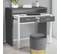 Bureau Extensible Max Gris Et Blanc