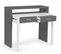 Bureau Extensible Max Bois Gris Et Blanc