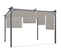 Pergola Édition Spéciale Toit Rétractable 3x4 M Et 4 Stores Taupe