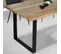 Lot De 2 Pieds De Table Carrés 78x71 Cm Design Industriel