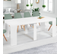 Table Console Extensible Orlando 10 Personnes 235 Cm Bois Blanc