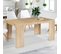 Table Console Extensible Orlando 6 Personnes 140 Cm Bois Façon Hêtre