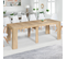 Table Console Extensible Orlando 14 Personnes 300 Cm Bois Façon Hêtre